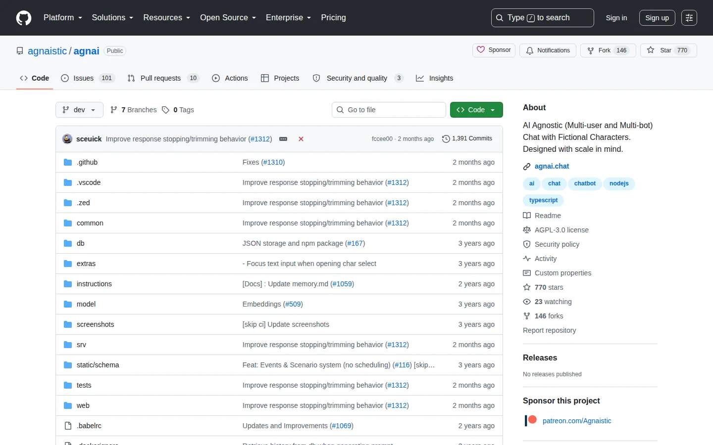 Reviewed capture of the Agnai public landing page