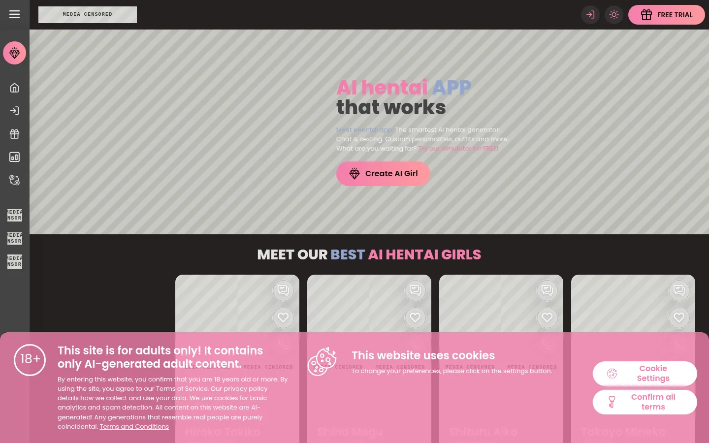 Reviewed capture of the eHentai public landing page