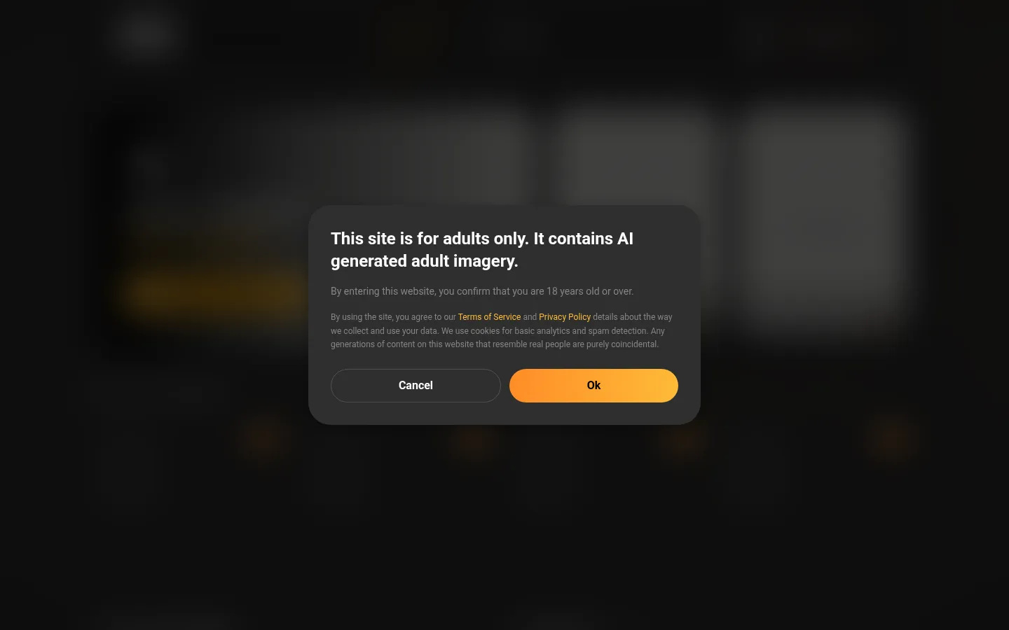 Reviewed capture of the Fapwise public landing page
