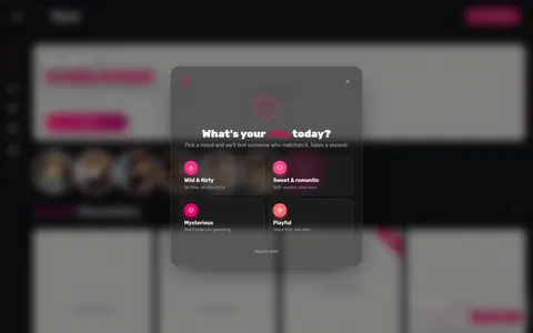 Reviewed capture of the Flirti public landing page