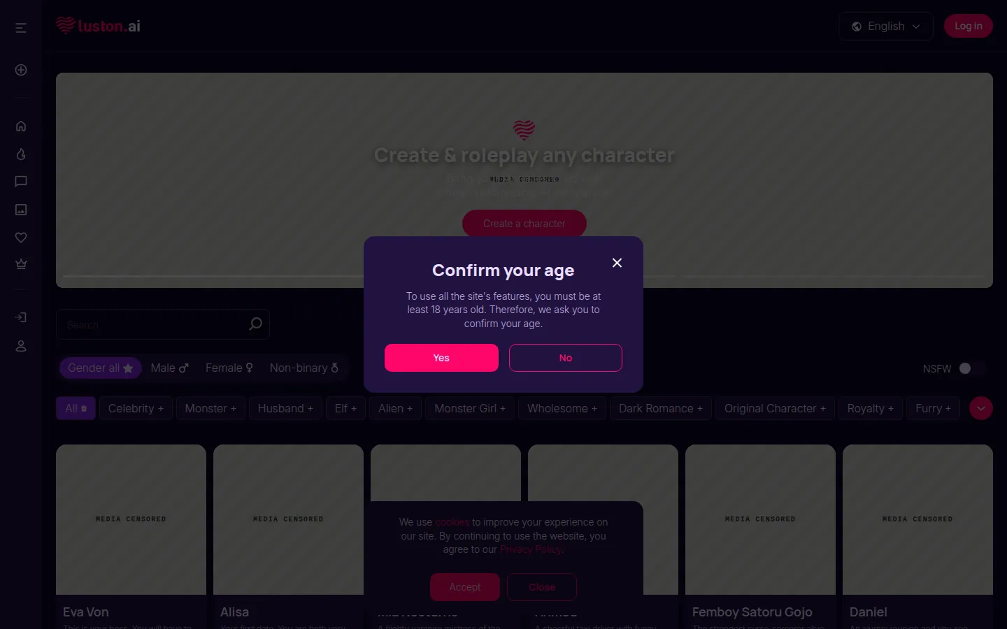 Reviewed capture of the Luston AI public landing page