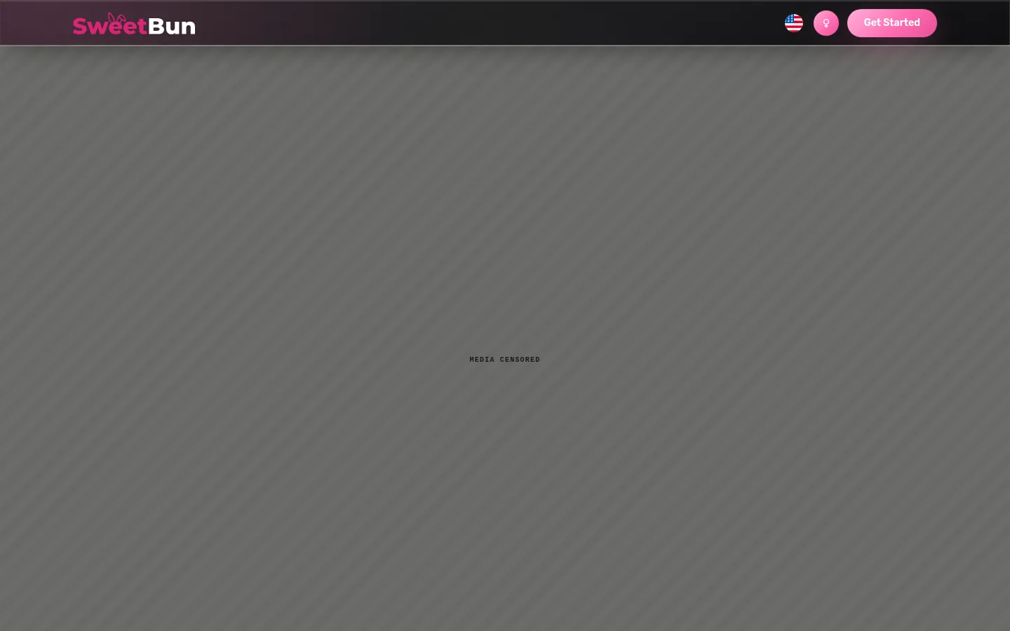 Reviewed capture of the SweetBun public landing page